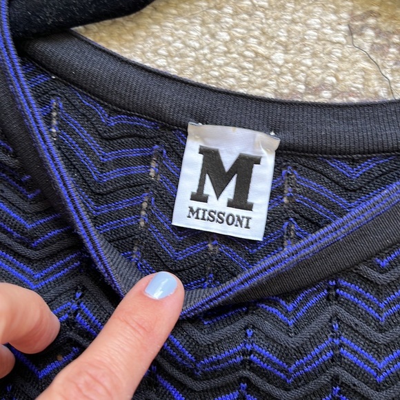 Missoni knit cold shoulder long sleeve dress - Picture 2 of 6